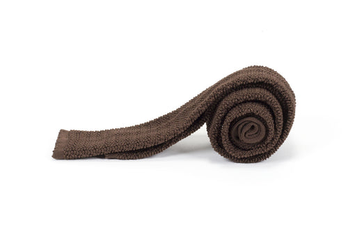 Brown Silk Knit