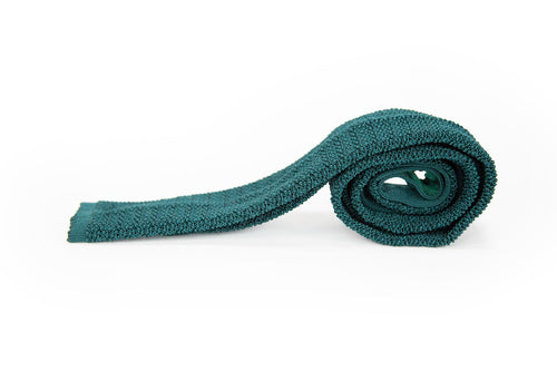 dark green silk knit