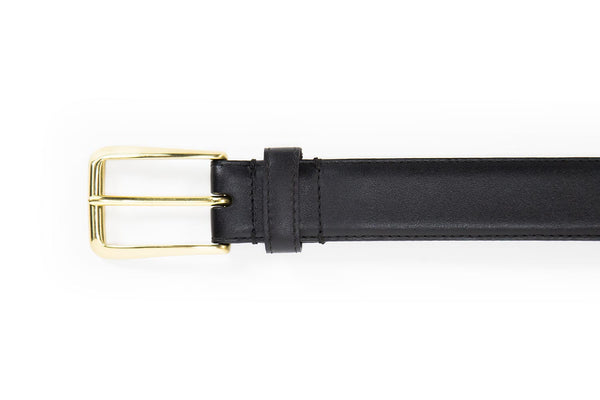 Men's Gold Buckle Leather Belt – Jay Butler
