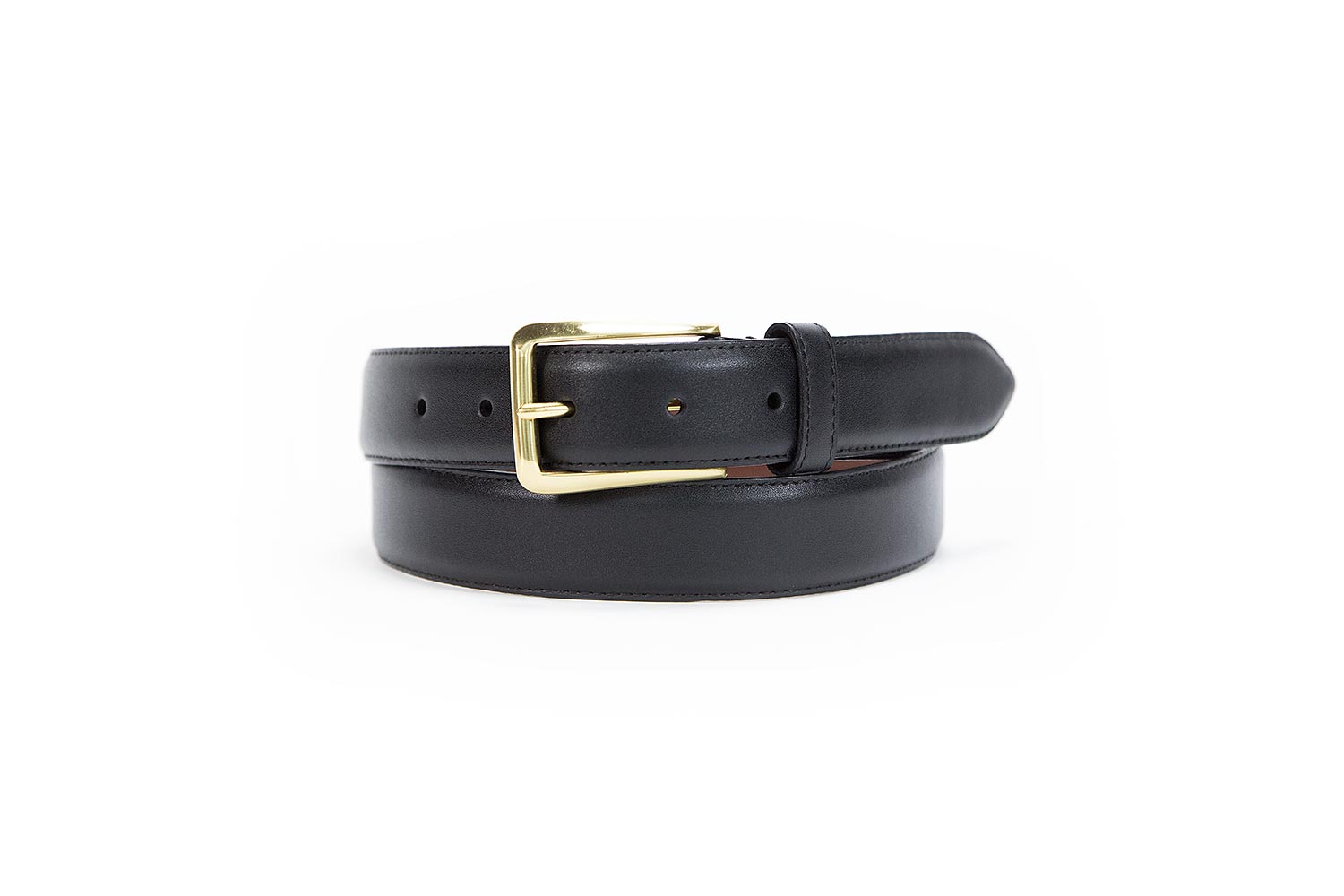 Men's Gold Buckle Leather Belt – Jay Butler